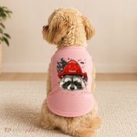 Firefighter Raccoon Fire Department Fireman Trash Panda Doggie Tank thumb 2