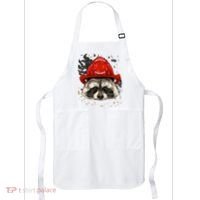 Firefighter Raccoon Fire Department Fireman Trash Panda Apron thumb 0