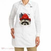 Firefighter Raccoon Fire Department Fireman Trash Panda Apron thumb 2