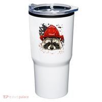 Firefighter Raccoon Fire Department Fireman Trash Panda Tumbler thumb 0