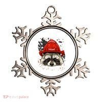 Firefighter Raccoon Fire Department Fireman Trash Panda Ornament thumb 0