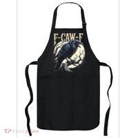 F-CAW-F Raven Funny Crow Pun Retro Gothic Aesthetic  Apron thumb 0