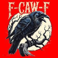 F-CAW-F Raven Funny Crow Pun Retro Gothic Aesthetic  Santa Hat thumb 1