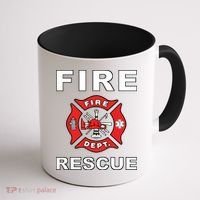FIRE RESCUE FIRE FIGHTER FIREMAN Coffee Mug thumb 1