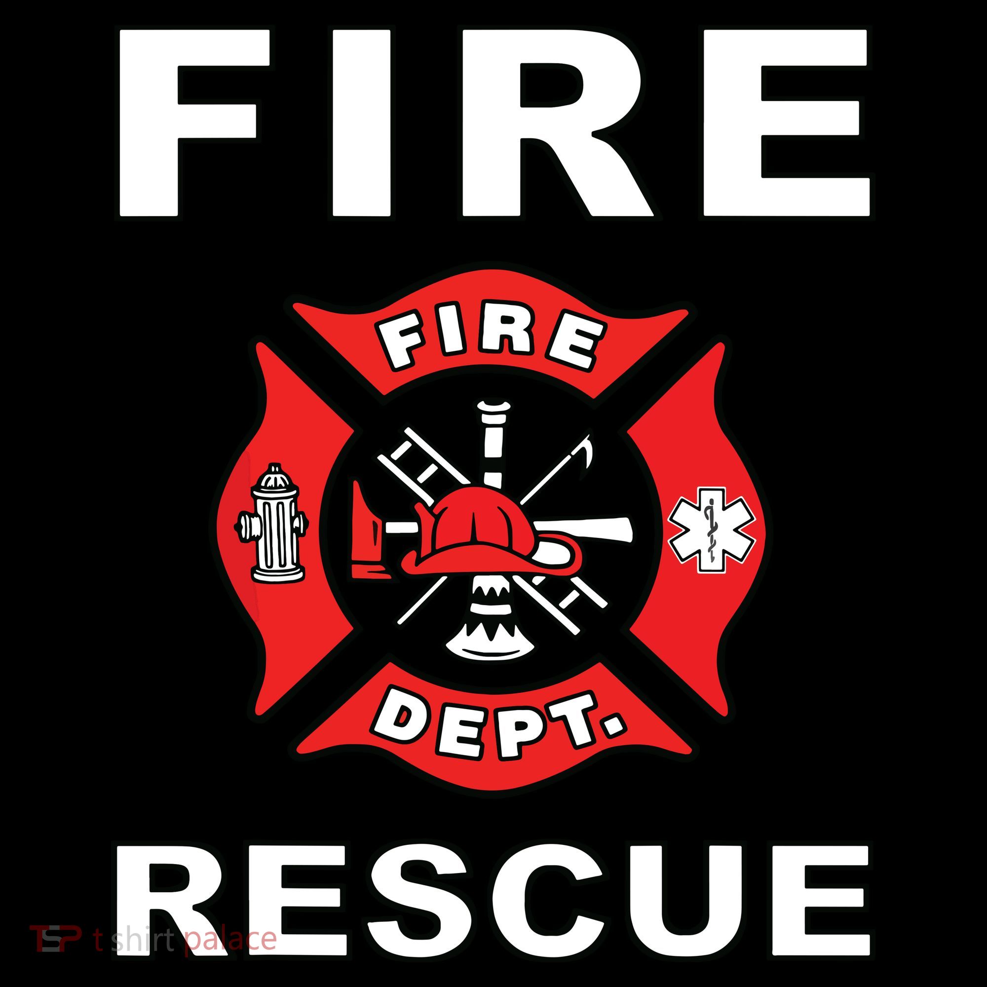 FIRE RESCUE FIRE FIGHTER FIREMAN Women's Hoodie