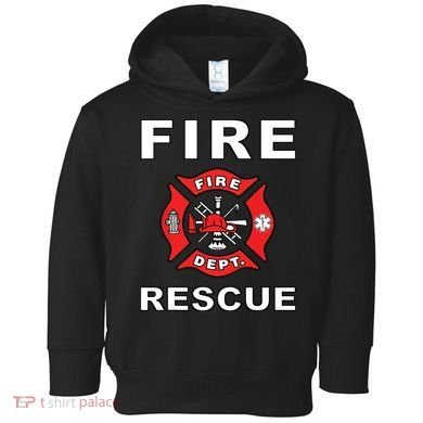 FIRE RESCUE FIRE FIGHTER FIREMAN Toddler Hoodie