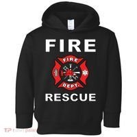 FIRE RESCUE FIRE FIGHTER FIREMAN Toddler Hoodie thumb 0
