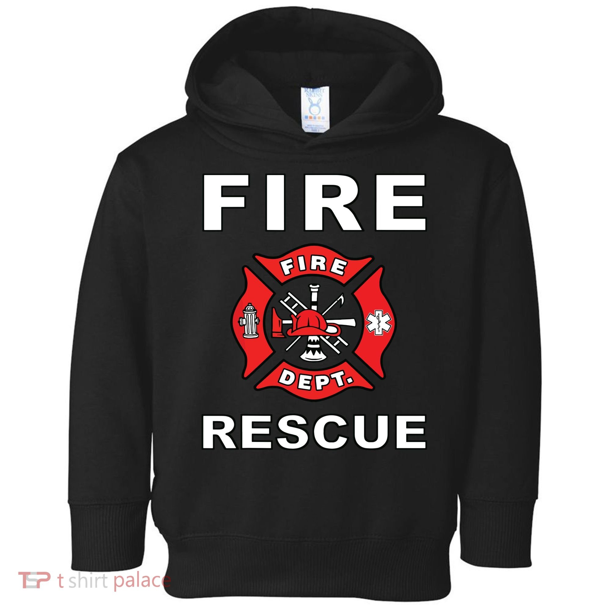 FIRE RESCUE FIRE FIGHTER FIREMAN Toddler Hoodie