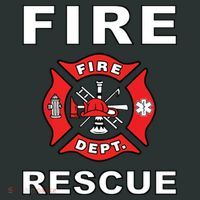 FIRE RESCUE FIRE FIGHTER FIREMAN Button thumb 1