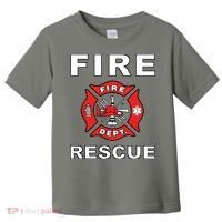 FIRE RESCUE FIRE FIGHTER FIREMAN Toddler T-Shirt thumb 0