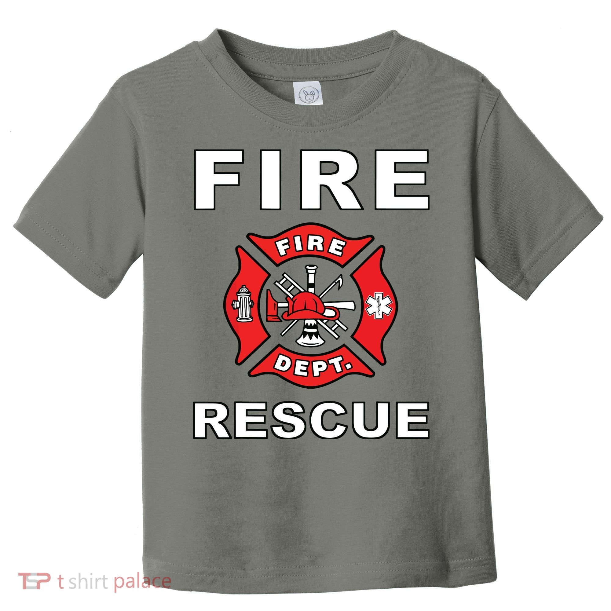 FIRE RESCUE FIRE FIGHTER FIREMAN Toddler T-Shirt