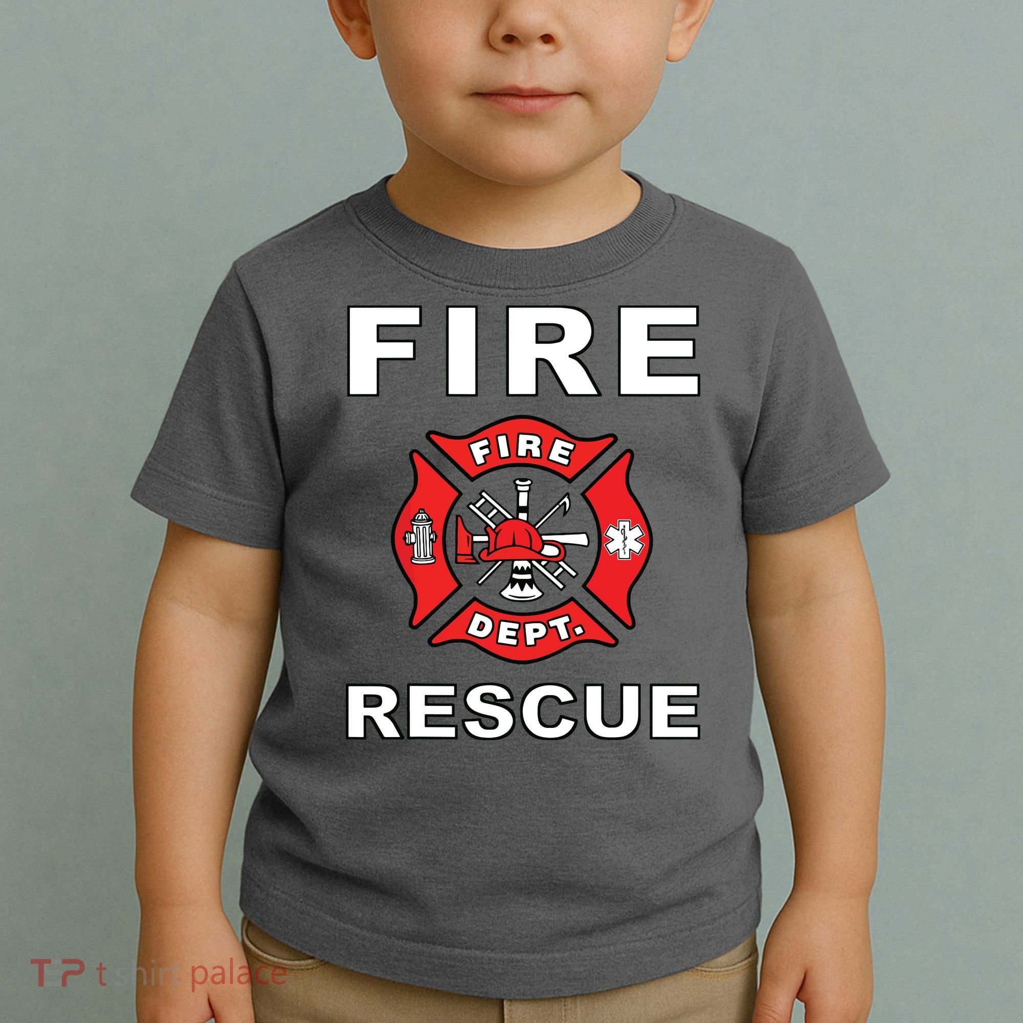 FIRE RESCUE FIRE FIGHTER FIREMAN Toddler T-Shirt