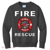 FIRE RESCUE FIRE FIGHTER FIREMAN Kids Sweatshirt thumb 0