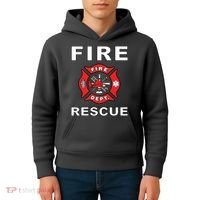 FIRE RESCUE FIRE FIGHTER FIREMAN Kids Hoodie thumb 4