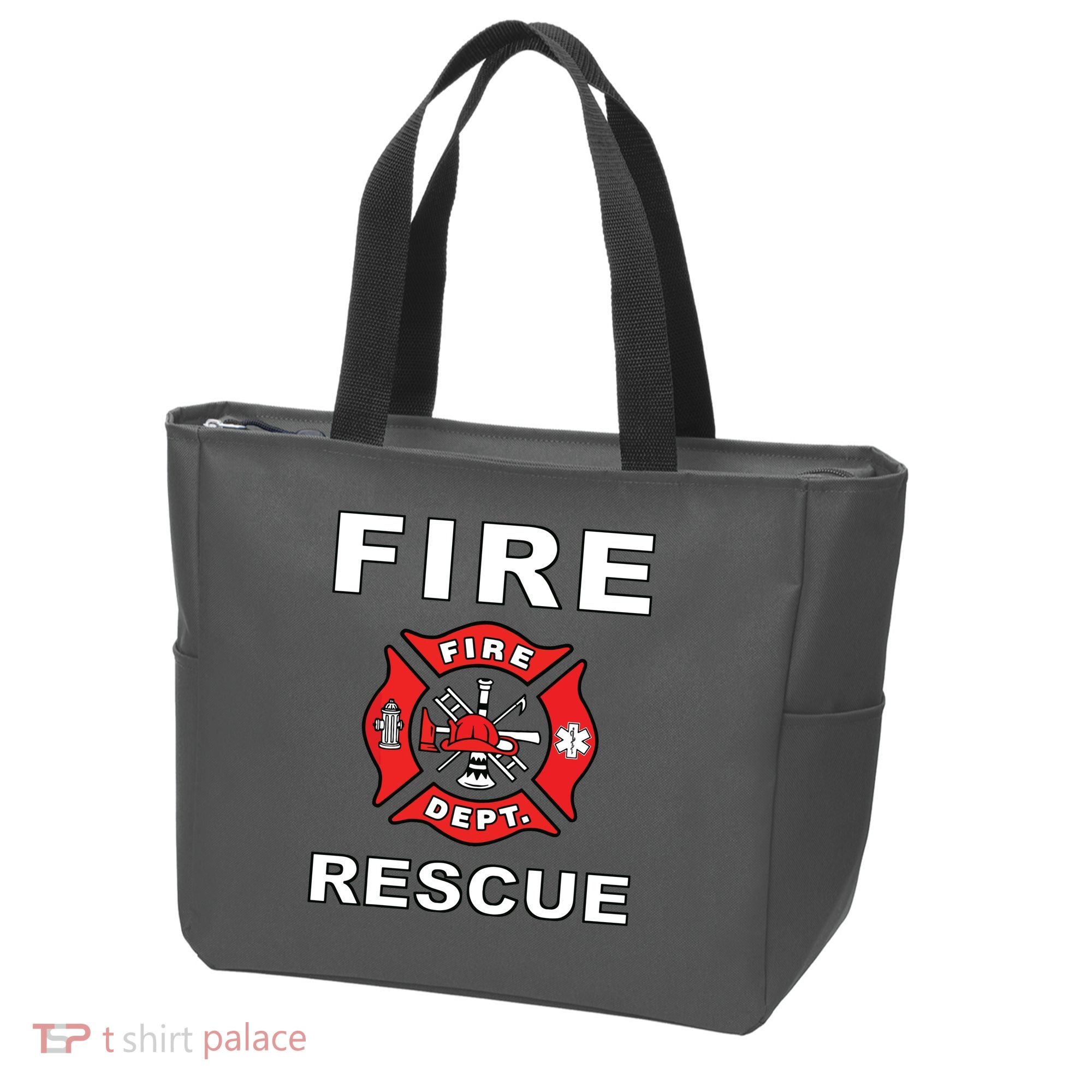 FIRE RESCUE FIRE FIGHTER FIREMAN Tote Bag