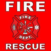 FIRE RESCUE FIRE FIGHTER FIREMAN Santa Hat thumb 1