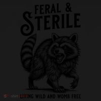 Feral Raccoon Funny Hysterectomy Recovery Present  Coaster thumb 2