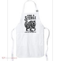 Feral Raccoon Funny Hysterectomy Recovery Present  Apron thumb 0