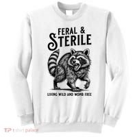 Feral Raccoon Funny Hysterectomy Recovery Present  Sweatshirt thumb 0