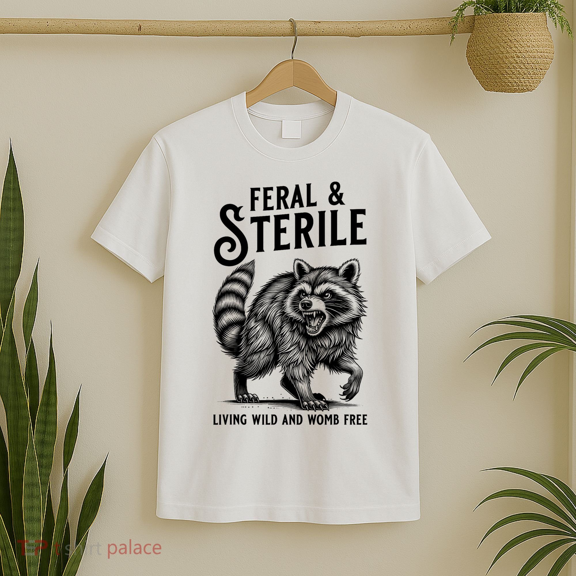 Feral Raccoon Funny Hysterectomy Recovery Present  T-Shirt