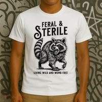 Feral Raccoon Funny Hysterectomy Recovery Present  T-Shirt thumb 3