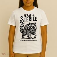 Feral Raccoon Funny Hysterectomy Recovery Present  T-Shirt thumb 4