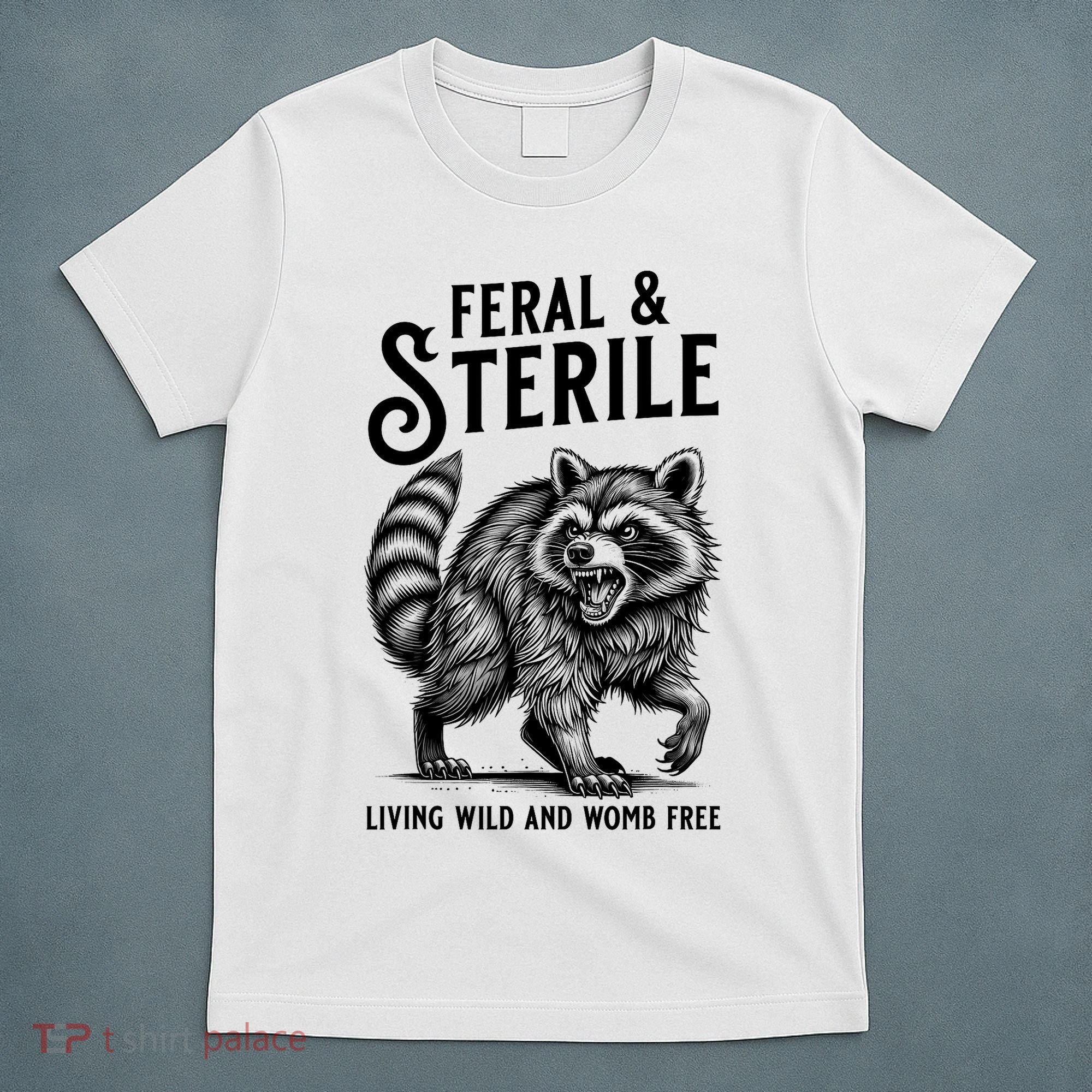 Feral Raccoon Funny Hysterectomy Recovery Present  T-Shirt