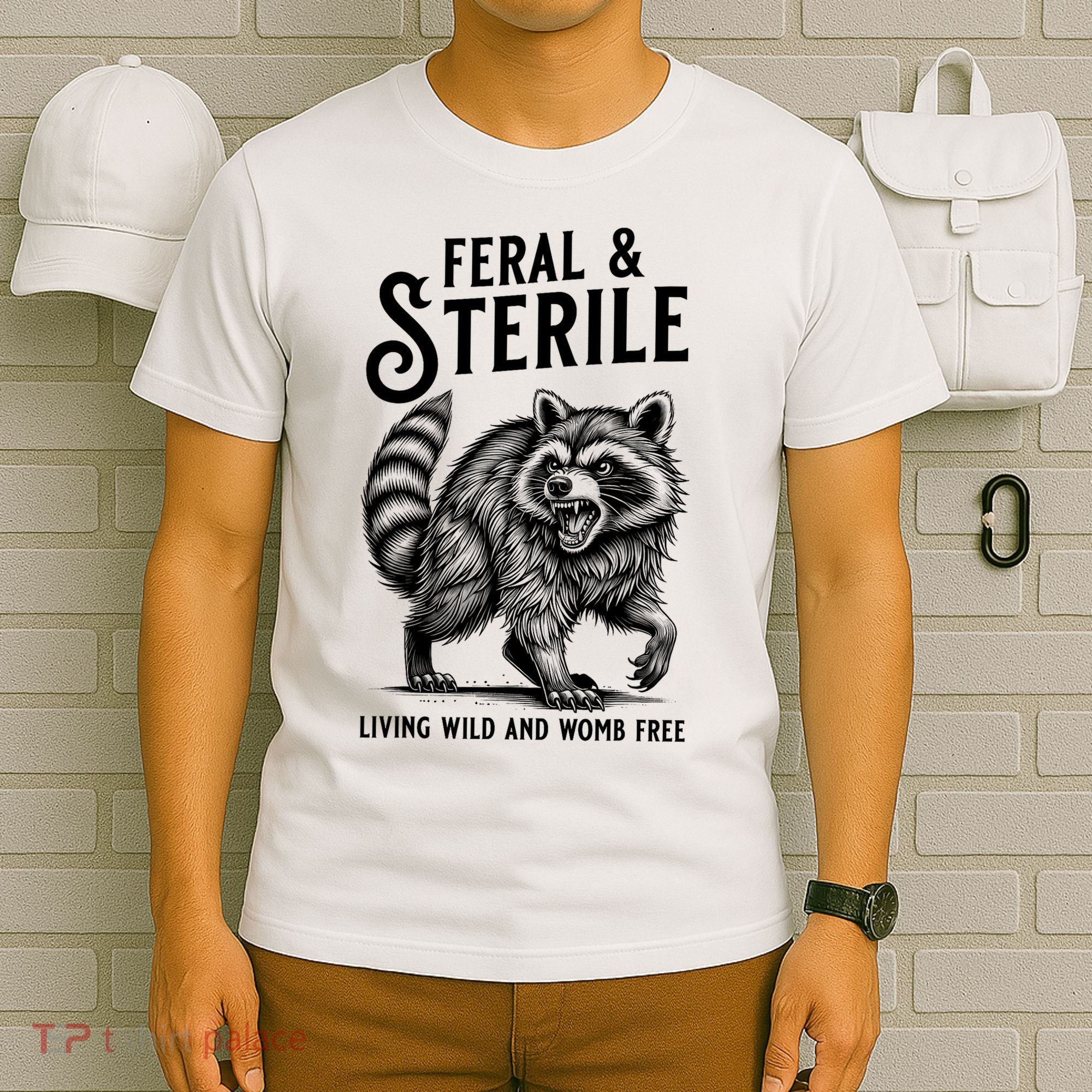 Feral Raccoon Funny Hysterectomy Recovery Present  T-Shirt