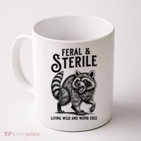 Feral Raccoon Funny Hysterectomy Recovery Present  Coffee Mug thumb 0
