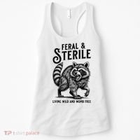 Feral Raccoon Funny Hysterectomy Recovery Present  Women's Tank Top thumb 0