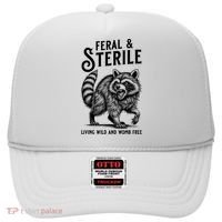 Feral Raccoon Funny Hysterectomy Recovery Present  Hat thumb 0