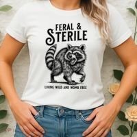Feral Raccoon Funny Hysterectomy Recovery Present  Women's T-Shirt thumb 2