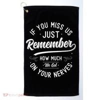 Funny Retirement Farewell Going Away Co Worker Colleagues Golf Towel thumb 0