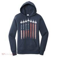 F22 Raptor Fighter Jet USA Flag Airplane F22 4th Of July Women's Hoodie thumb 0
