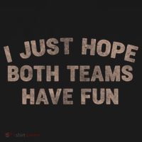 Funny Retro Football I Just Hope Both Teams Have Fun Gift Doggie Tank thumb 4