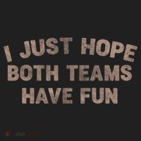 Funny Retro Football I Just Hope Both Teams Have Fun Gift Beanie thumb 2