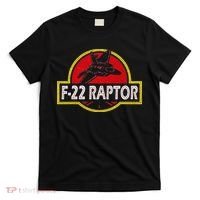 F22 Raptor Fighter Jet Pilot Airplane 4th of July Vintage T-Shirt thumb 0