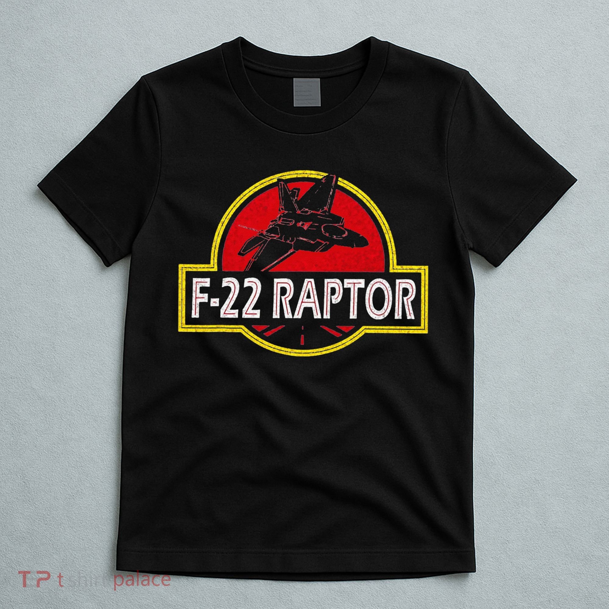 F22 Raptor Fighter Jet Pilot Airplane 4th of July Vintage T-Shirt