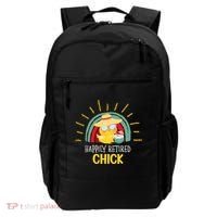 Funny Retirement For Retiree And Happily Retired Chick Gift Backpack thumb 0