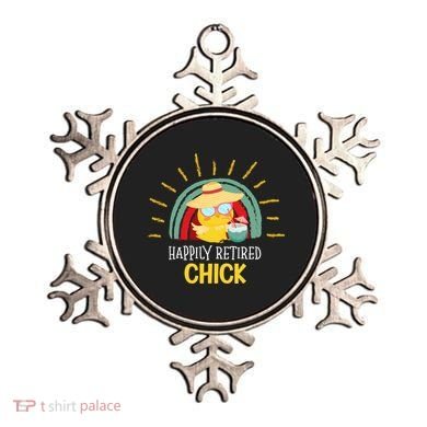 Funny Retirement For Retiree And Happily Retired Chick Gift Ornament