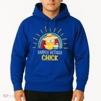 Funny Retirement For Retiree And Happily Retired Chick Gift Hoodie thumb 2