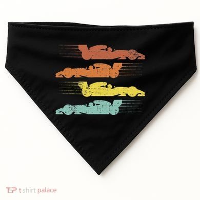 Formula Racing Fan Design Great Gift For Speed Freaks USA-Made Doggie Bandana