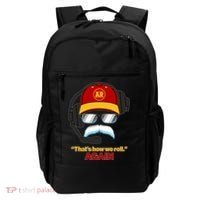 Funny Reid Frozen Mustache ThatS How We Roll Again Backpack thumb 0