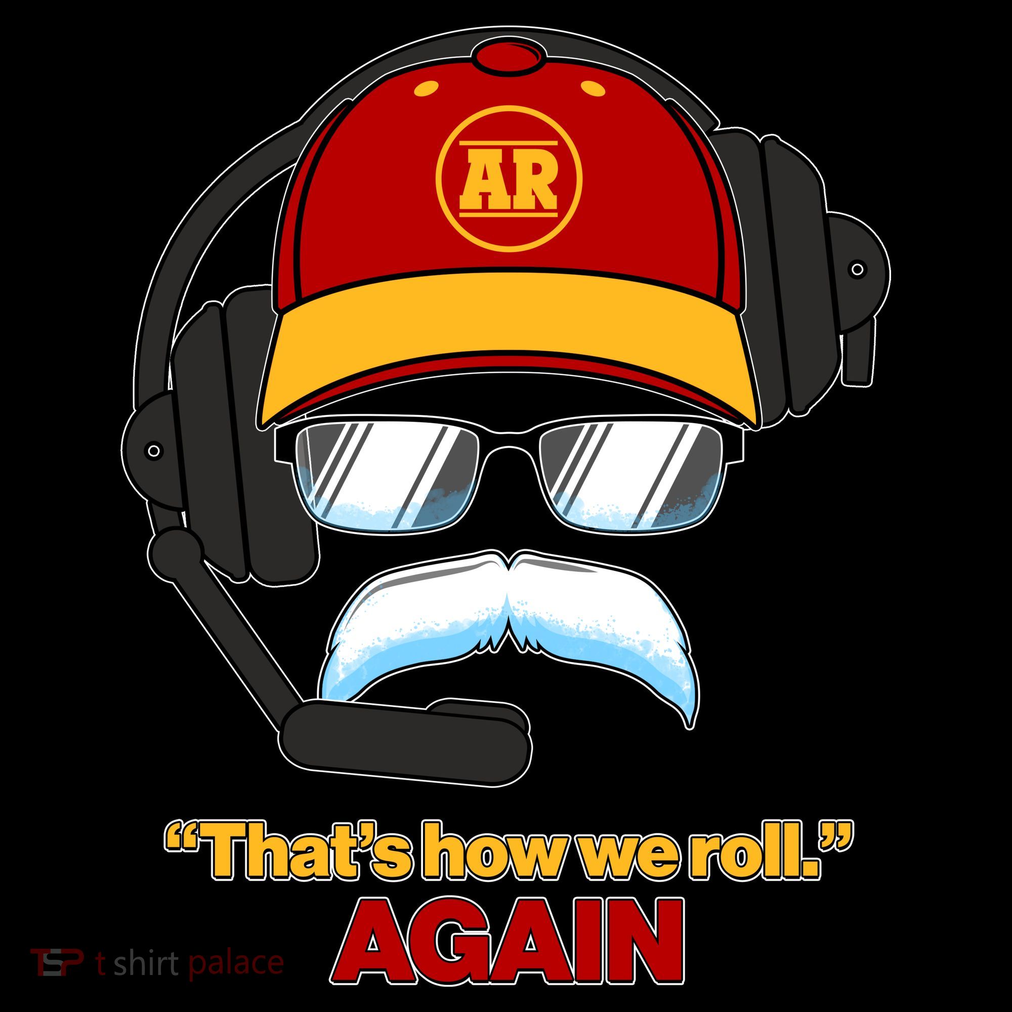 Funny Reid Frozen Mustache ThatS How We Roll Again Mousepad