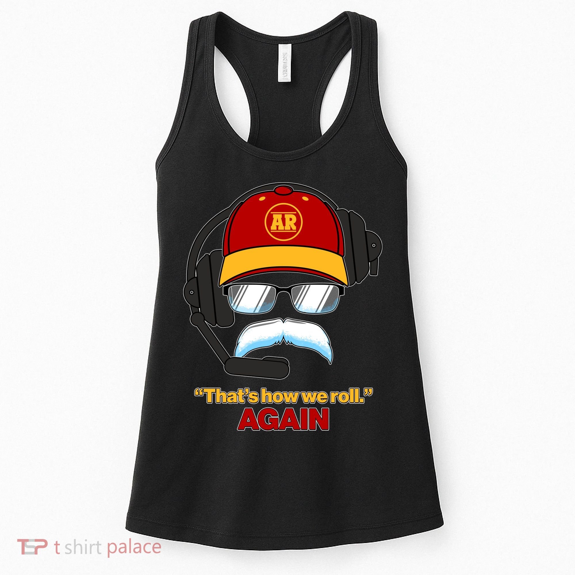 Funny Reid Frozen Mustache ThatS How We Roll Again Women's Tank Top