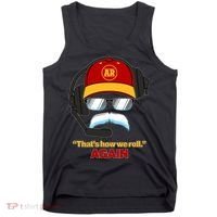 Funny Reid Frozen Mustache ThatS How We Roll Again Tank Top thumb 0