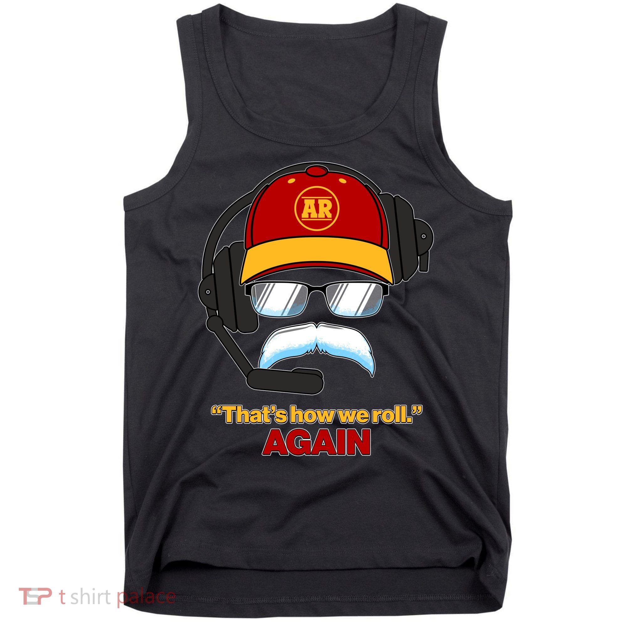 Funny Reid Frozen Mustache ThatS How We Roll Again Tank Top
