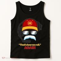Funny Reid Frozen Mustache ThatS How We Roll Again Tank Top thumb 2
