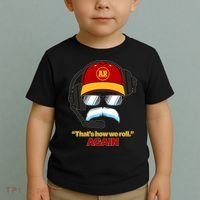 Funny Reid Frozen Mustache ThatS How We Roll Again Toddler T-Shirt thumb 2