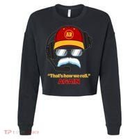 Funny Reid Frozen Mustache ThatS How We Roll Again Cropped Pullover Crew thumb 0